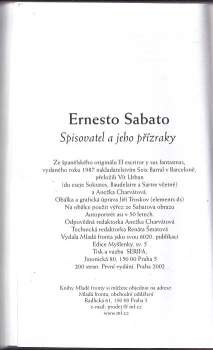 Ernesto Sábato: Spisovatel a jeho přízraky