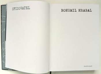 Spisovatel Bohumil Hrabal