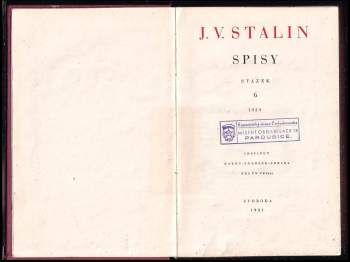 Iosif Vissarionovič Stalin: Spisy