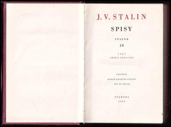 Iosif Vissarionovič Stalin: Spisy