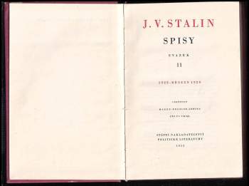 Iosif Vissarionovič Stalin: Spisy