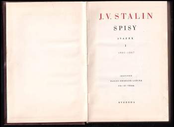 Iosif Vissarionovič Stalin: Spisy