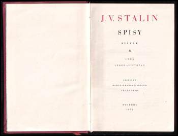 Iosif Vissarionovič Stalin: Spisy