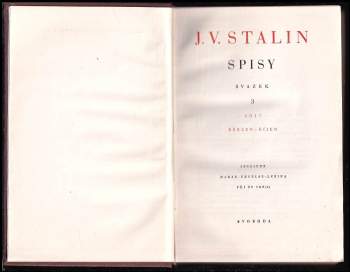 Iosif Vissarionovič Stalin: Spisy