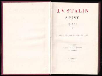 Iosif Vissarionovič Stalin: Spisy