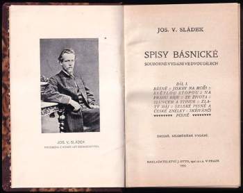Josef Václav Sládek: Spisy básnické