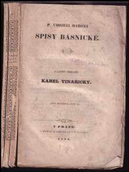 P. Virgilia Maróna Spisy básnické