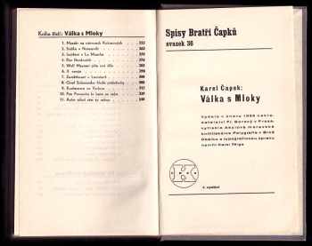 Karel Čapek: Válka s Mloky
