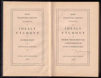 František Drtina: Spisy Františka Drtiny