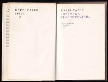 Karel Čapek: Spisy I