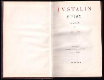 Iosif Vissarionovič Stalin: Spisy