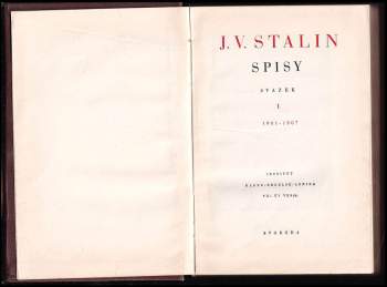 Iosif Vissarionovič Stalin: Spisy