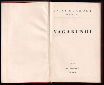 Josef Jahoda: Spisy