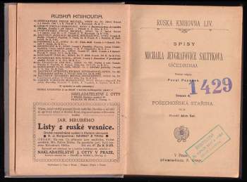 Michail Jevgrafovič Saltykov-Ščedrin: Spisy Michaila Jevgrafoviče Saltykova (Ščedrina)
