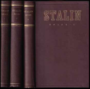 Iosif Vissarionovič Stalin: Spisy Sv. 1 - 13