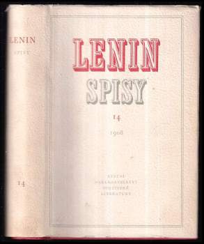 Vladimir Il'jič Lenin: Spisy svazek 14 - 1908