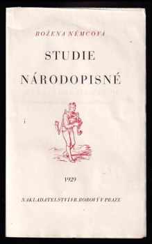 Božena Němcová: Spisy VII : Studie národopisné