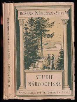 Studie národopisné - Božena Němcová (1929, František Borový) - ID: 422204