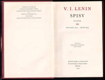 Vladimir Il'jič Lenin: Spisy