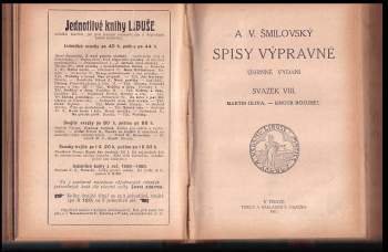 Alois Vojtěch Šmilovský: Spisy výpravné