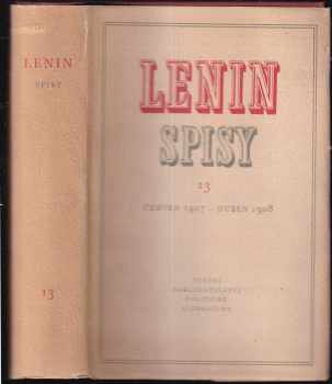 Vladimir Il'jič Lenin: Spisy Zv. 5.