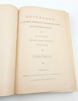 František Kneidl: Špitálsko za branou poříčskou od dávných časů do založení Karlína