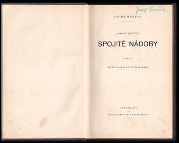 André Breton: Spojité nádoby