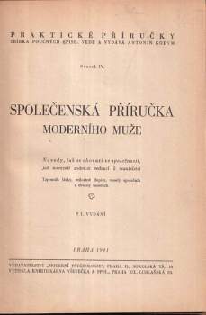 Antonín Kodym: Společenská příručka moderního muže