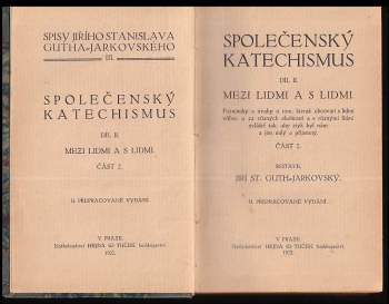 Jiří Stanislav Guth-Jarkovský: Společenský katechismus