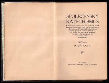 Jiří Stanislav Guth-Jarkovský: Společenský katechismus