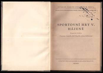František Stibitz: Sportovní hry V
