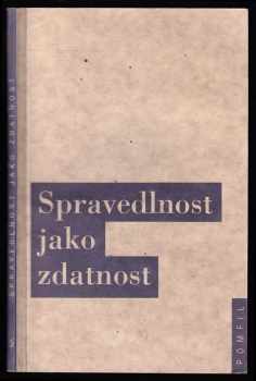 Spravedlnost jako zdatnost