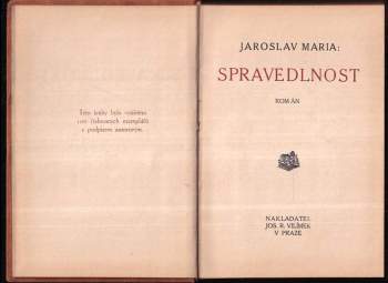 Jaroslav Maria: Spravedlnost