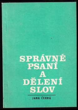 Správné psaní a dělení slov
