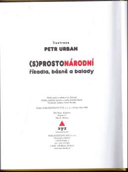 Petr Urban: (S)prostonárodní říkadla, básně a balady