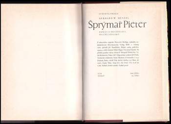 Gerhard W Menzel: Šprýmař Pieter