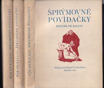 Šprýmovné povídačky, kteréžto v opatstvech tourrainských nashromáždil a na světlo vydal pan de Balzac k obveselení pantagruelistův a žádných jiných