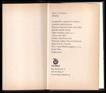Harry G Frankfurt: Sračka