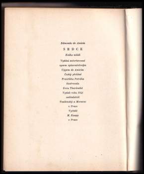 Edmondo De Amicis: Srdce