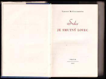Carson McCullers: Srdce je smutný lovec