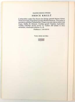 Hanns Heinz Ewers: Srdce králů