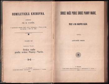 Antonín Thein: Srdce naše podle srdce Panny Marie
