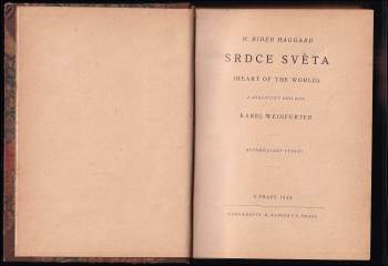 H. Rider Haggard: Srdce světa
