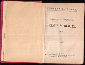 Anuše Mittenhubrová: Srdce v bouři