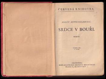 Anuše Mittenhubrová: Srdce v bouři