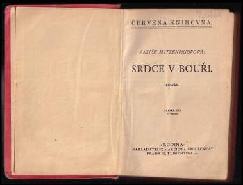 Anuše Mittenhubrová: Srdce v bouři