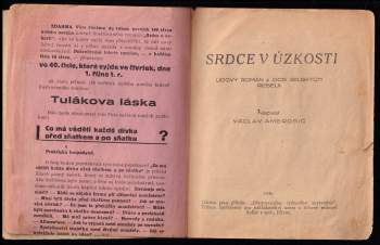 Václav Ambrošič: Srdce v úzkosti