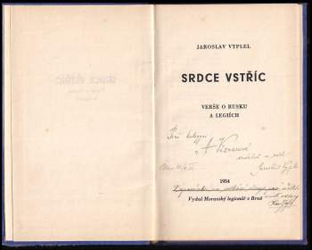 Jaroslav Vyplel: Srdce vstříc