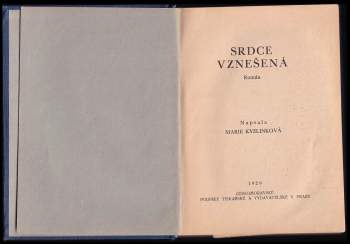 Marie Kyzlinková: Srdce vznešená