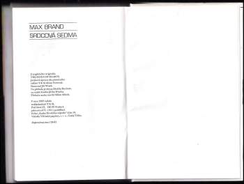 Max Brand: Srdcová sedma